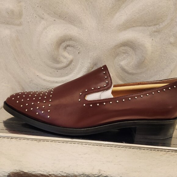 Sigerson Morrison Italian Leather "Edna" Studded Loafers. NIB. Size 8.5 - Picture 2 of 13
